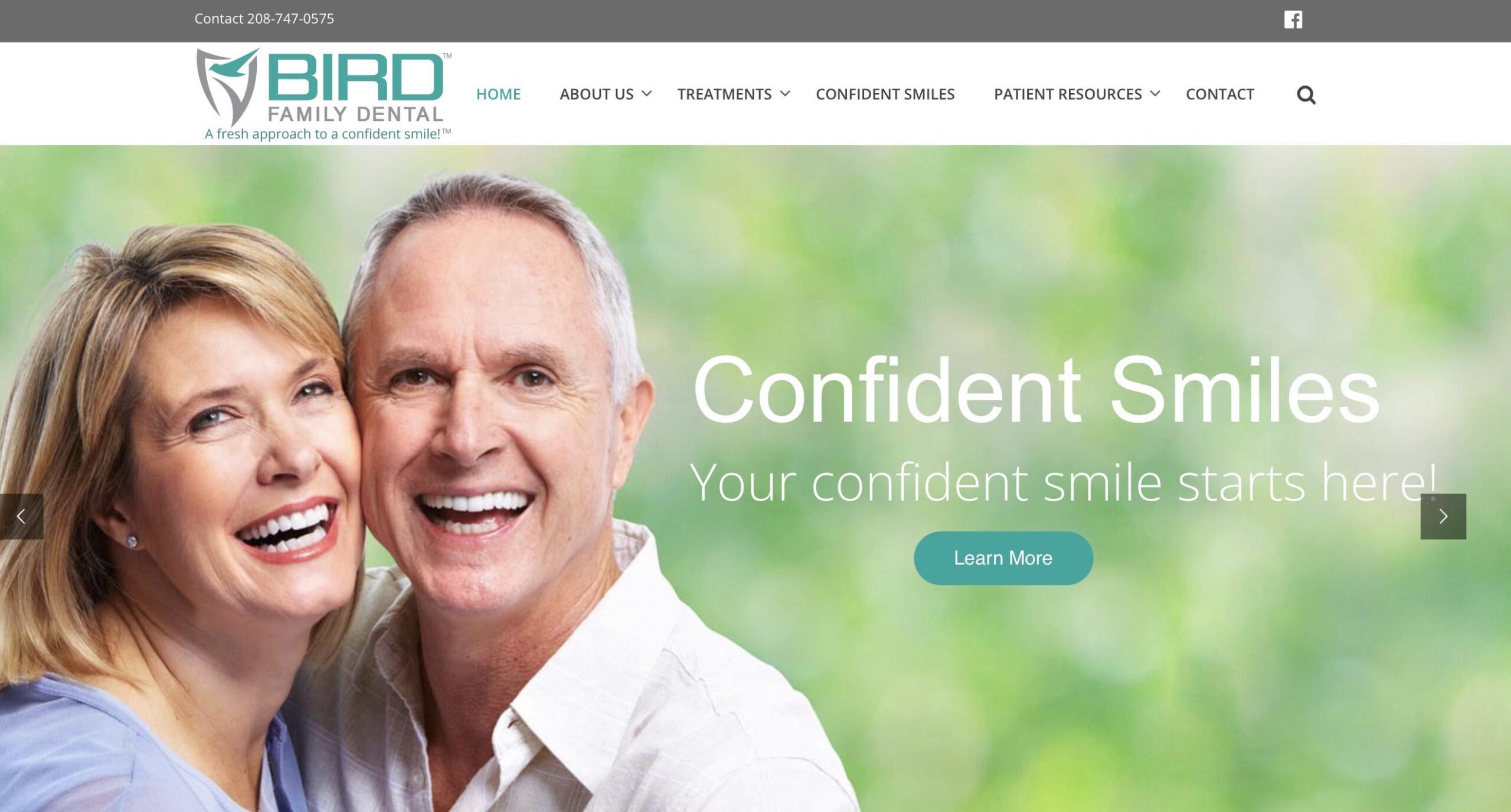 Marketing Agancy - marketing consultant and website developer Bird Family Dental in Idaho Falls.