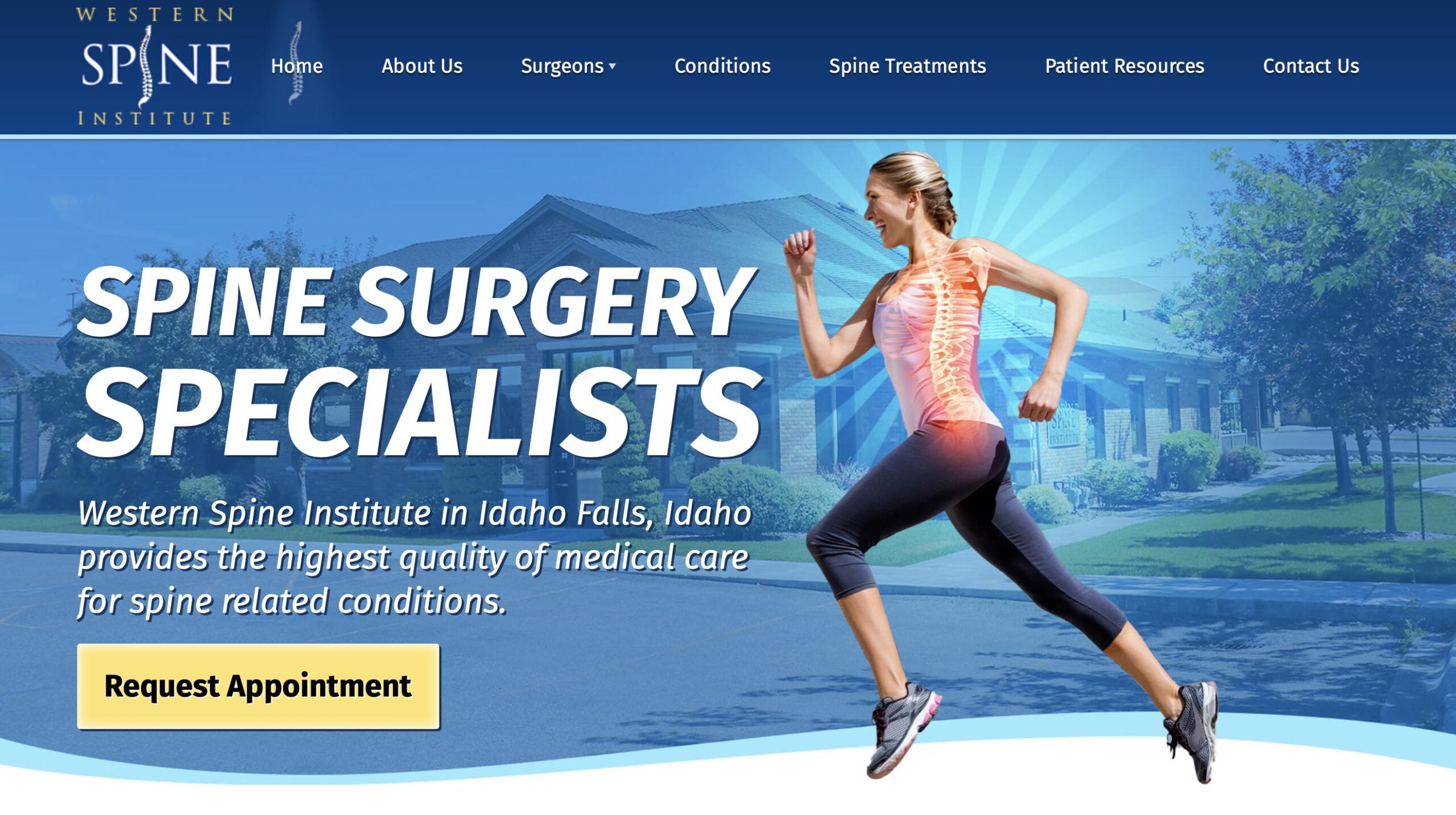 Marketing Agancy - Marketing consultant and website developer for Western Spine Institute in Idaho Falls.